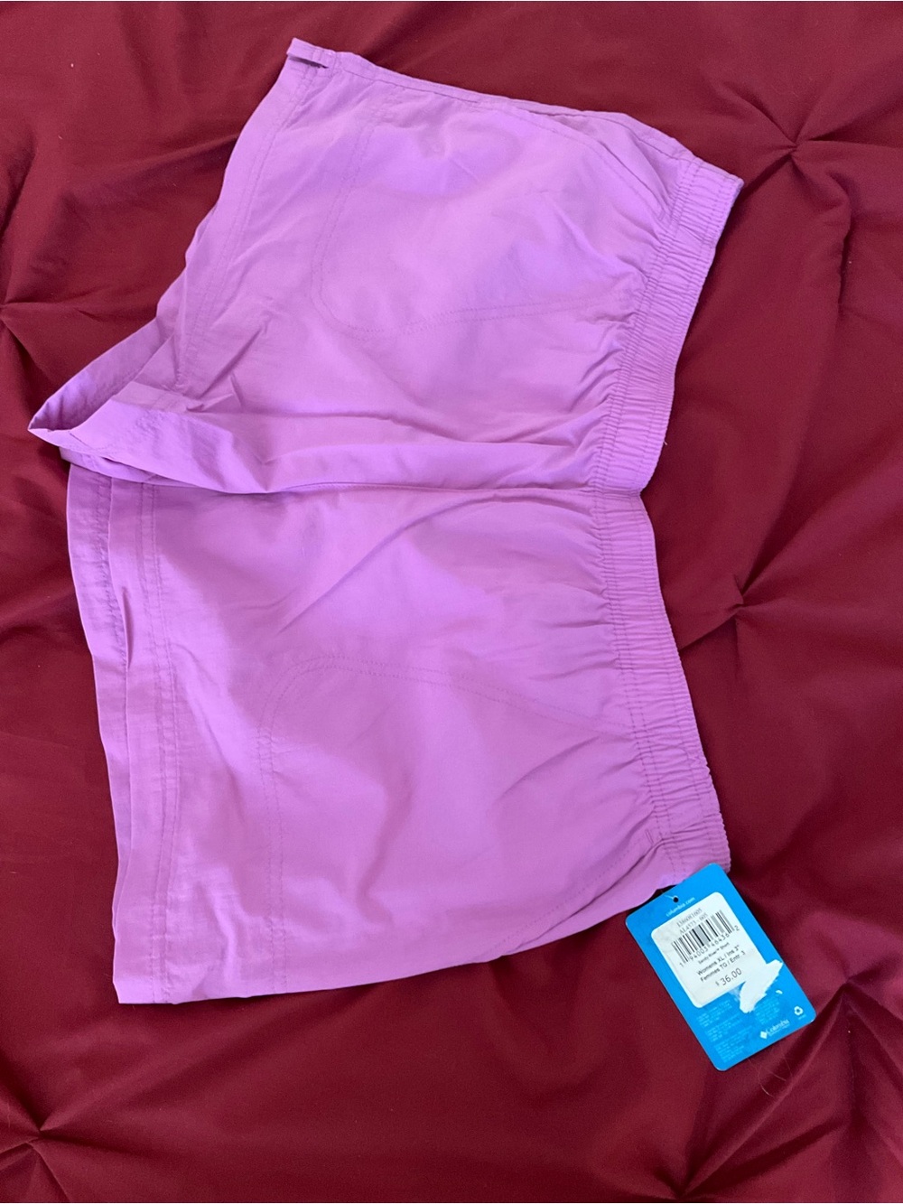 Columbia Lilac Athletic Pull-On Shorts